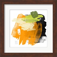 Abstract Orange Watercolor Fine Art Print