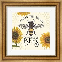 Honey Bees & Flowers Please VI-Pardon the Weeds Fine Art Print