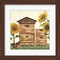 Honey Bees & Flowers Please VII Fine Art Print
