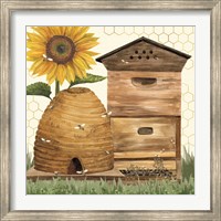 Honey Bees & Flowers Please IX Fine Art Print