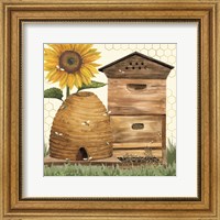 Honey Bees & Flowers Please IX Fine Art Print