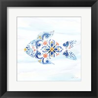 Mediterranean Breezes XIII Framed Print