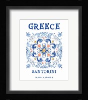 Mediterranean Breezes XX Framed Print