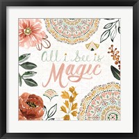 Floral Chic VI Framed Print