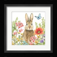 Garden Bunnies III Fine Art Print