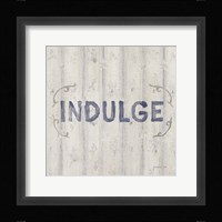 Victorian Bath Words IV Sq Framed Print