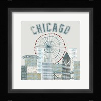 Chicago Landmarks III Framed Print