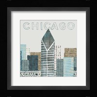 Chicago Landmarks II Framed Print