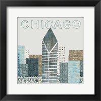 Chicago Landmarks II Framed Print