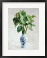 Greenhouse Palm Chinoiserie I Fine Art Print