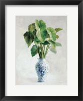 Greenhouse Palm Chinoiserie I Framed Print