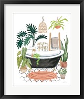 Urban Jungle Bathing II Framed Print