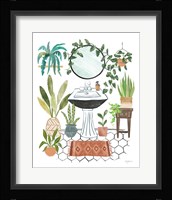 Urban Jungle Bathing I Framed Print