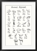Animal Alphabet Fine Art Print