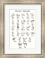 Animal Alphabet Fine Art Print