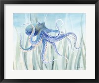 Undersea Octopus Seaweed Fine Art Print
