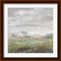 White Barn Fields Fine Art Print