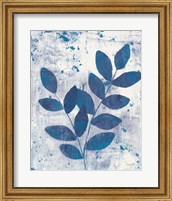 Leaves of Blue II Fine Art Print