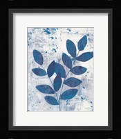 Leaves of Blue II Framed Print