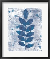Leaves of Blue I Fine Art Print
