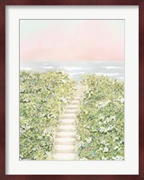Floral Path To The Beach Fine Art Print