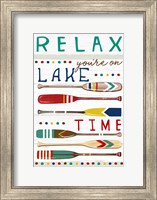 You're on Lake Time Fine Art Print