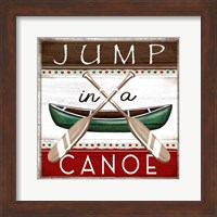 Jump in a Canoe Fine Art Print