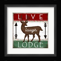 Live, Laugh, Lodge Framed Print