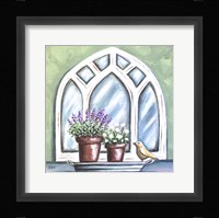 Window Planter Framed Print