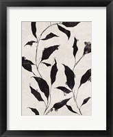 Noir Botanical II Framed Print