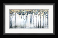 Golden Blue Trees II Fine Art Print