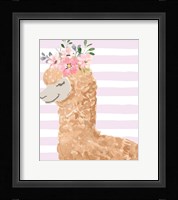 Llama Framed Print