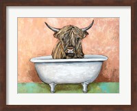 Bathtime Highland Cow Fine Art Print