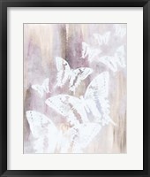 Bright White Butterflies II Fine Art Print