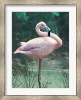 Peach Flamingo Fine Art Print