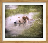 Bearly Swimming Fine Art Print