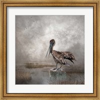 Visitor to the Marshes Fine Art Print