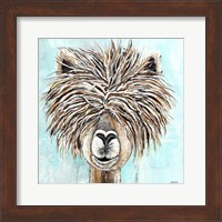 Crazy Hair Llama Fine Art Print