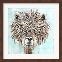 Crazy Hair Llama Fine Art Print
