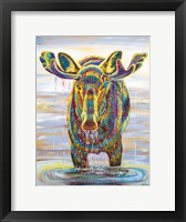 Water Moose Fine Art Print