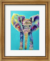 Baby Blue Elephant Fine Art Print