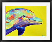 Yellow Dolphin Fine Art Print