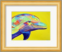 Yellow Dolphin Fine Art Print