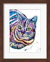 Colorful Tabby Cat Fine Art Print