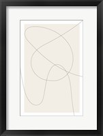 Lines at Play III Framed Print