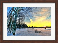 End of a Winter Day Fine Art Print