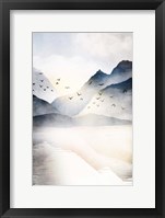 Misty Landscape II Framed Print