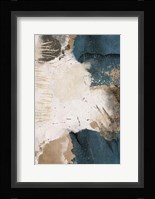 Navy Shards II Framed Print