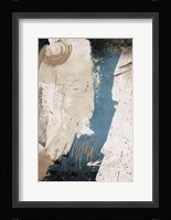 Navy Shards III Framed Print
