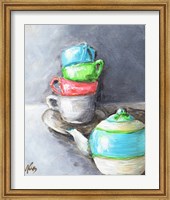 Tea Cup Stack Fine Art Print
